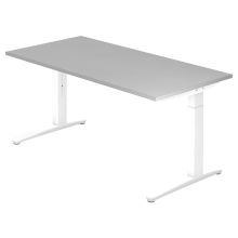 XTRA XB 16 WW | Schreibtisch - Grau 160 x 80 höhenverstellbar