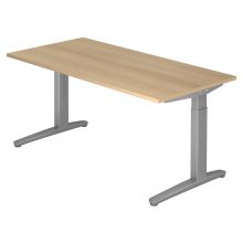 XTRA XB 16 SS | Schreibtisch - 160 x 80 Eiche höhenverstellbar