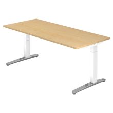 XTRA XB 19 WC | Schreibtisch - Ahorn 180 x 80 höhenverstellbar