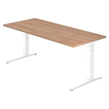 XTRA XB 19 WW | Schreibtisch - 180 x 80 Nussbaum höhenverstellbar