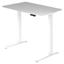XBHM 12 WW | Schreibtisch - Grau 120 x 80 elektrisch höhenverstellbar