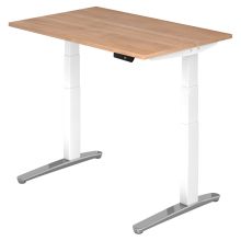 XBHM 12 WC | Schreibtisch - 120 x 80 Nussbaum elektrisch höhenverstellbar