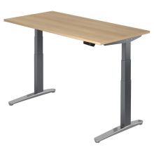 XBHM 16 GC | Schreibtisch - 160 x 80 Eiche elektrisch höhenverstellbar