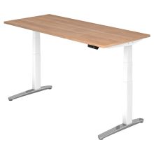 XBHM 19 WC | Schreibtisch - 180 x 80 Nussbaum elektrisch höhenverstellbar