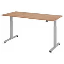 XMST 19 S | Schreibtisch - 180 x 80 Nussbaum elektrisch höhenverstellbar