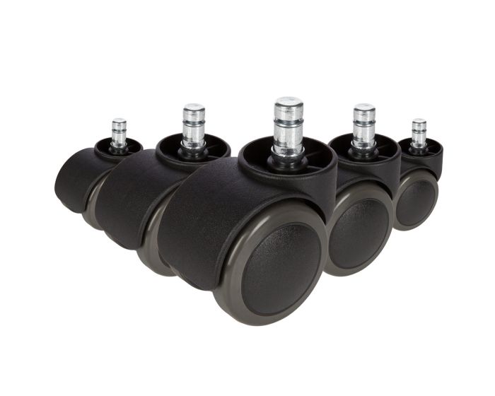 5x ROLO 11mm/50mm | Hartböden - Stuhlrollen 