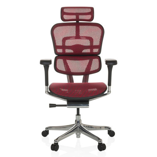 ERGOHUMAN GEN2 | Netz - Luxus Chefsessel Rot