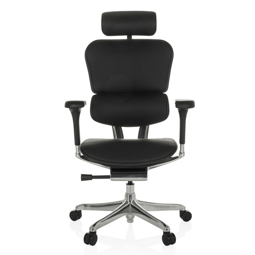 ERGOHUMAN GEN2 | Leder - Luxus Chefsessel Schwarz