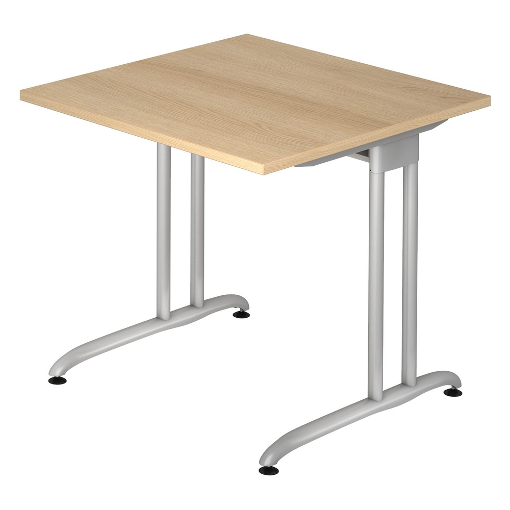 BELA 8 S | Schreibtisch - 80 x 80 Eiche